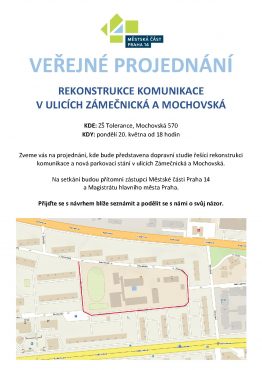 Pozvánka - veřejné projednání