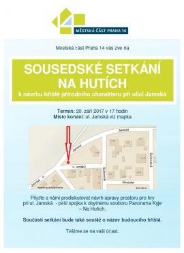 Pozvánka na setkání s občany