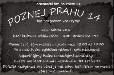 orientační hra - květen 2016