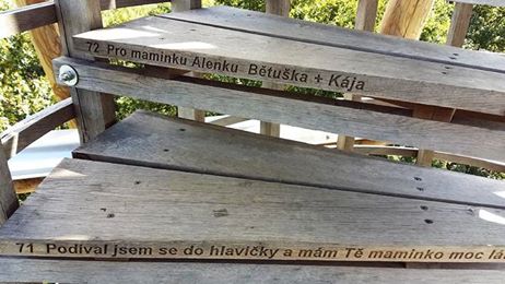 Schody na rozhlednu