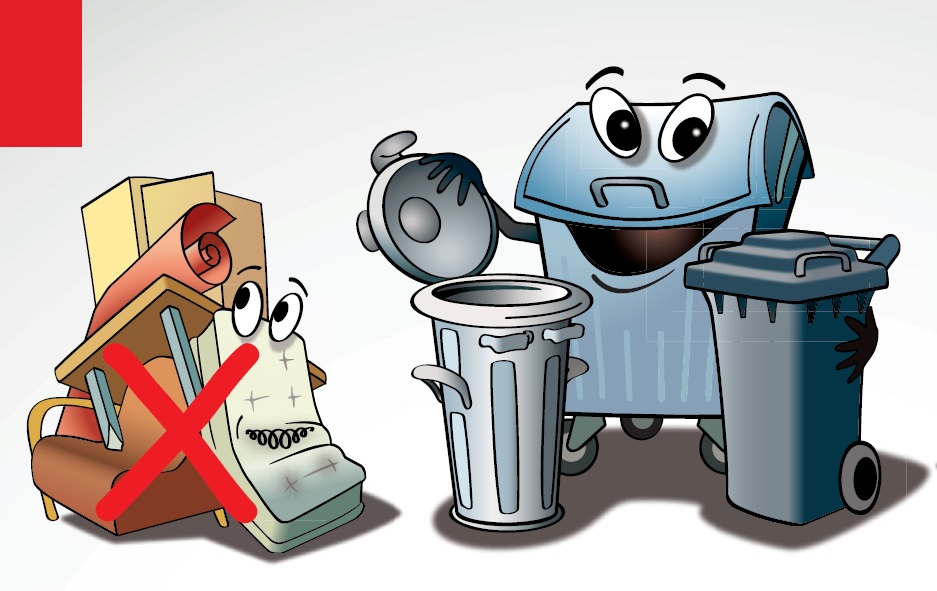 Odpad u popelnic