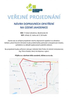 Pozvánka - veřejné projednání