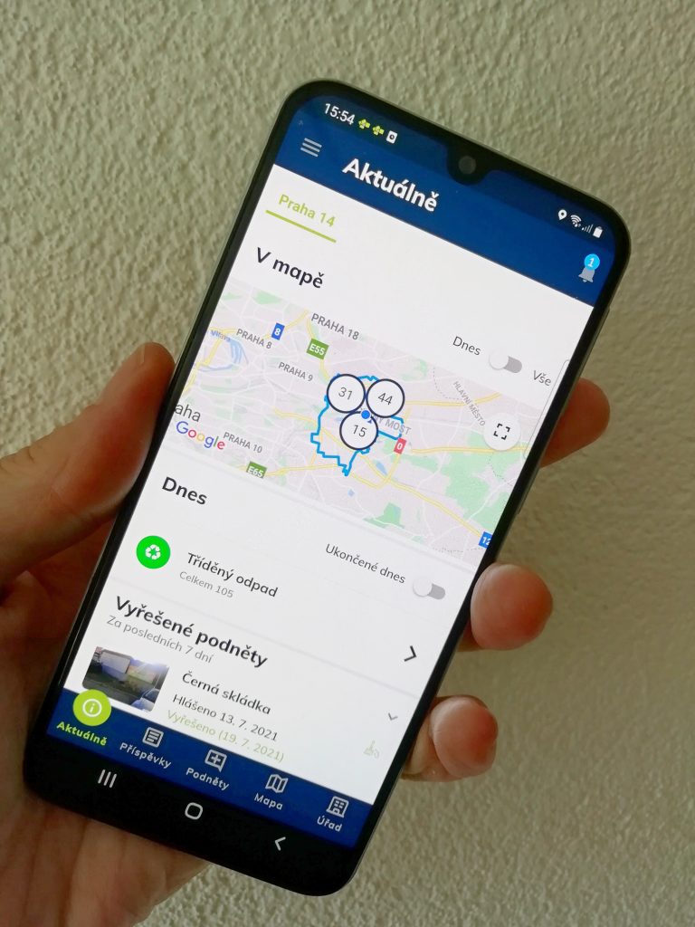 Městská část Praha 14 průběžně rozvíjí mobilní aplikaci Moje 14