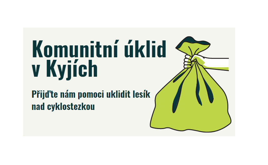 Komunitní úklid v Kyjích. Zapojíte se?