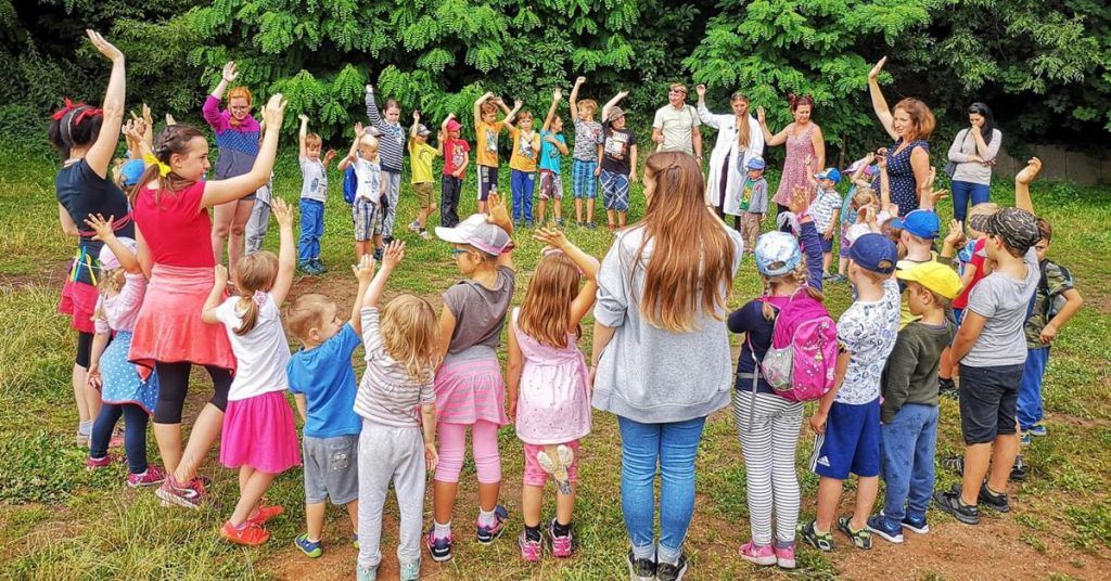 Letní dětský tábor u Zruče nad Sázavou