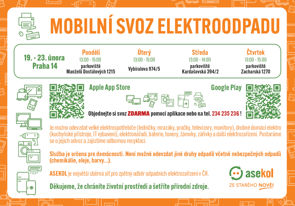 Druhé kolo mobilního svozu elektroodpadu