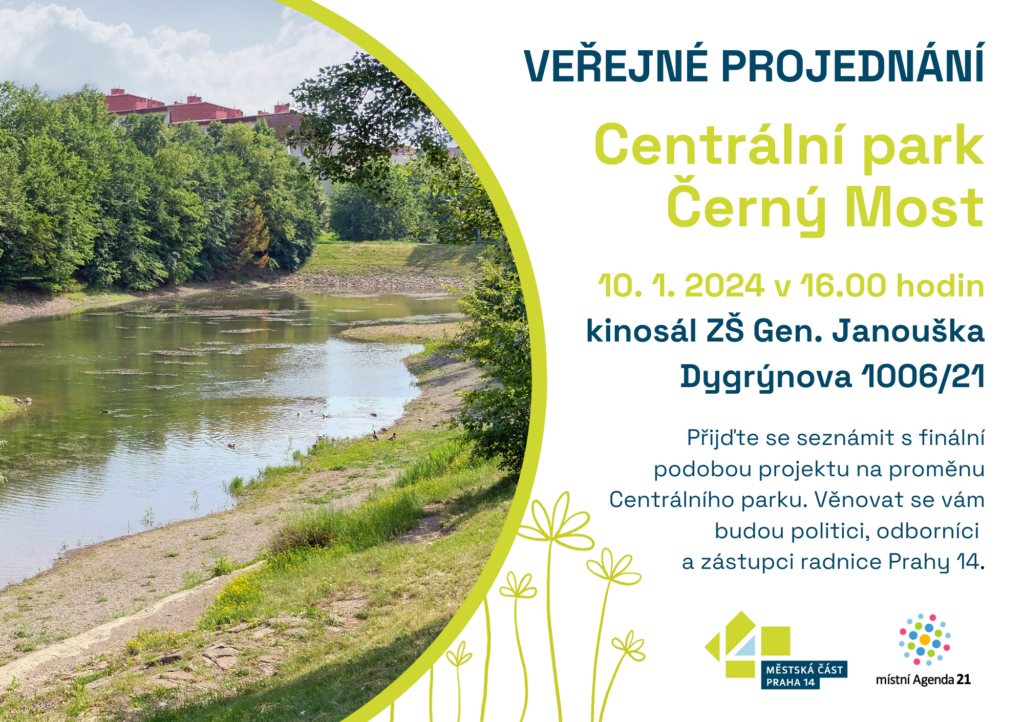 Veřejné projednání – Centrální park Černý Most