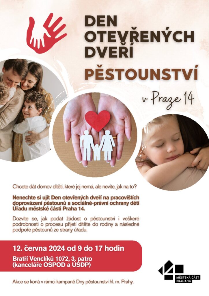 Den otevřených dveří pěstounství v Praze 14