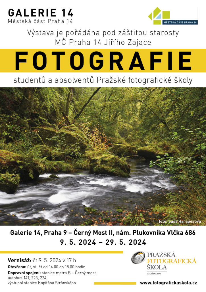 Vernisáž výstavy fotografií studentů Pražské fotografické školy