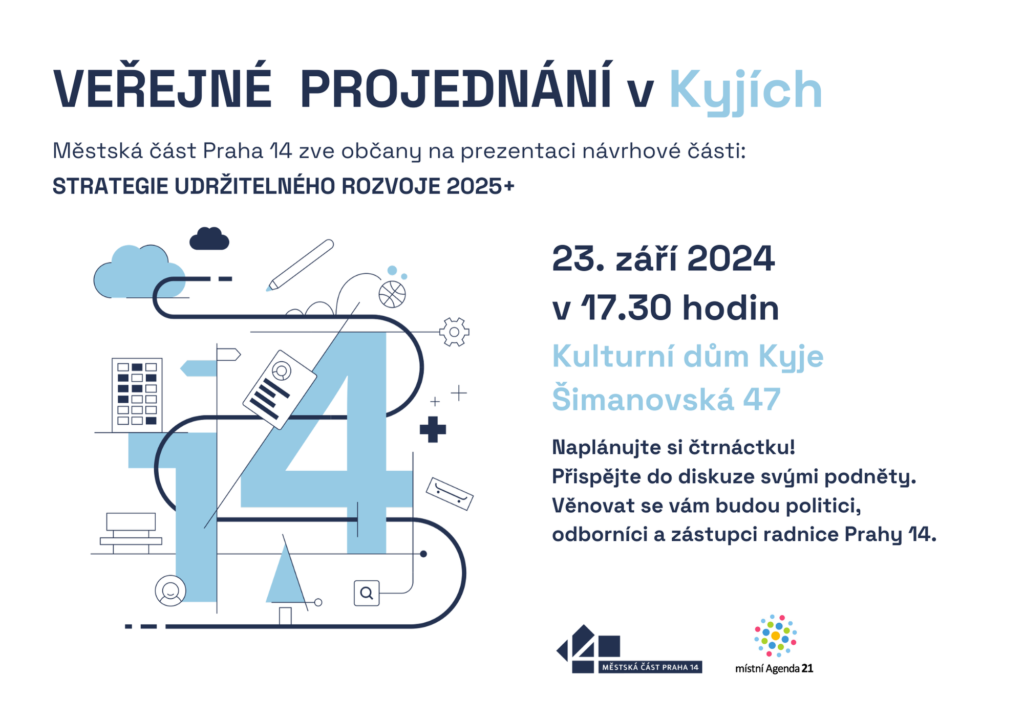 Veřejné projednání návrhové části Strategie udržitelného rozvoje 2025+