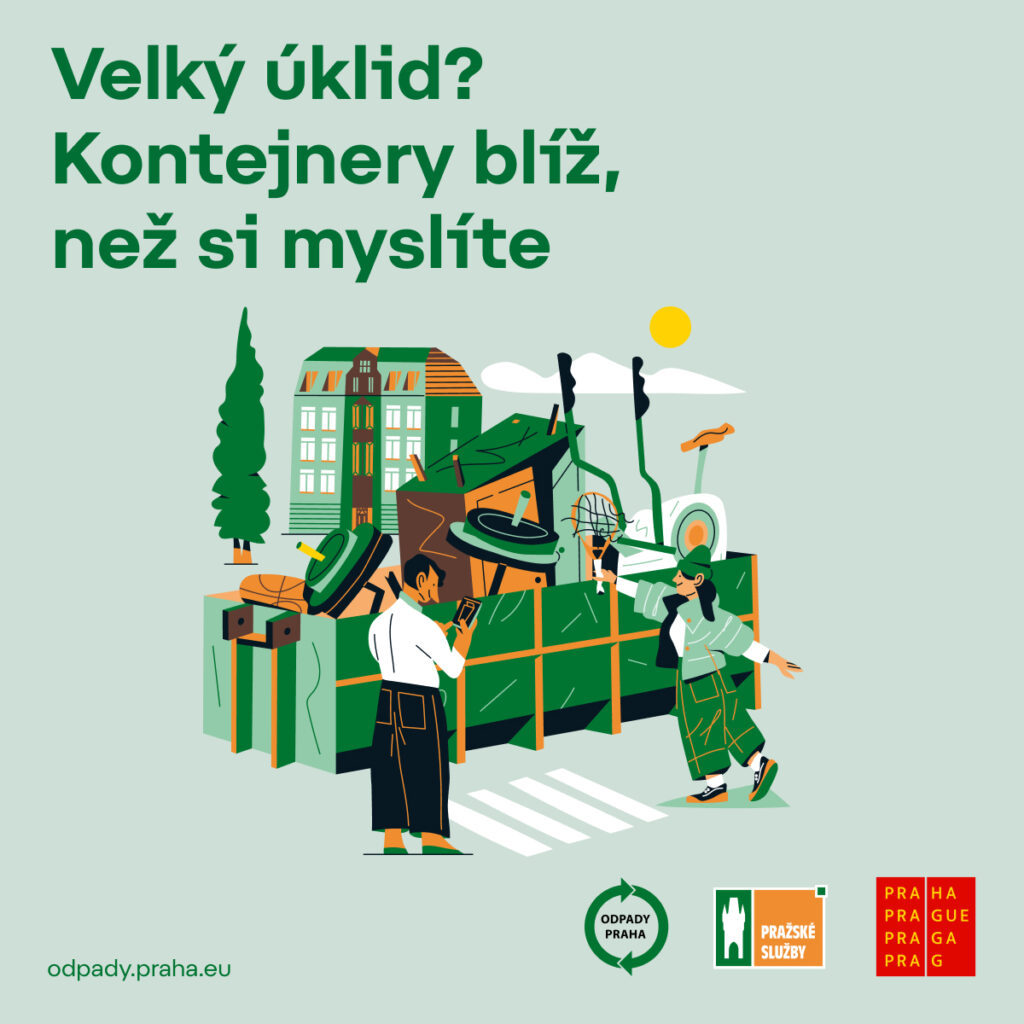 Velký úklid? Kontejnery blíž, než si myslíte