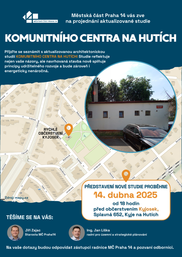 Projednání aktualizované studie KC Na Hutích