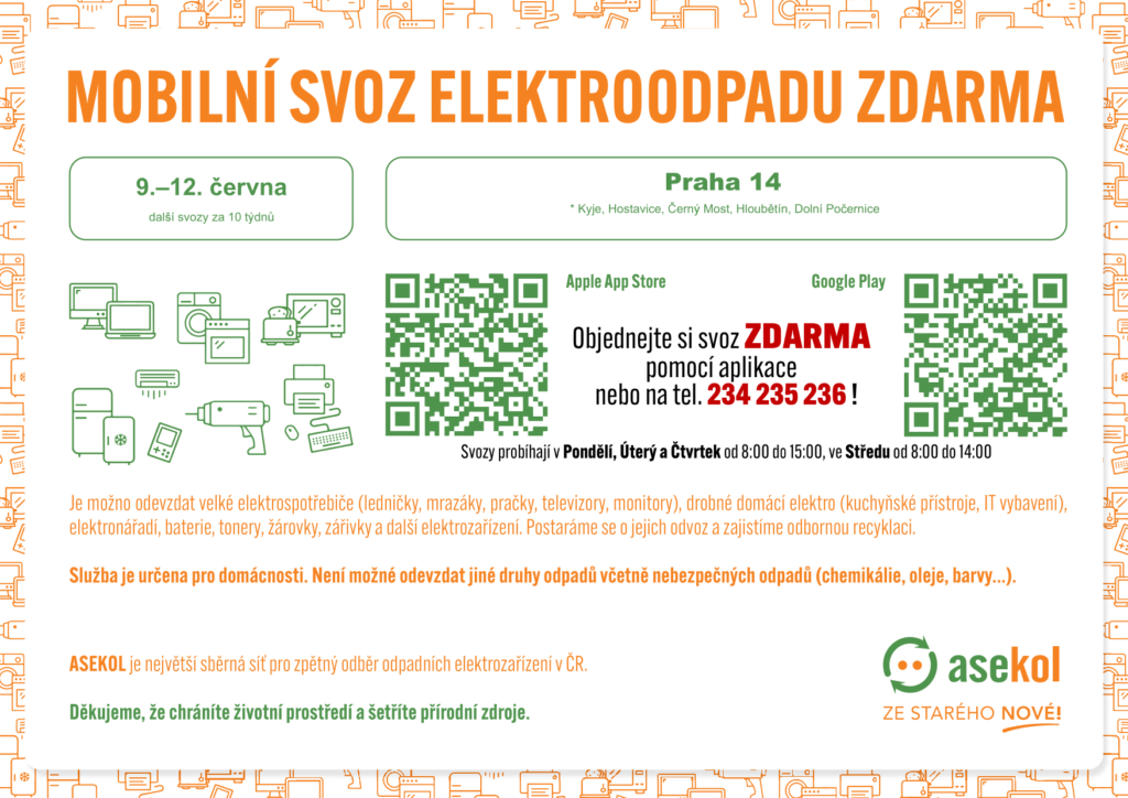 Zbavte se starého elektra jednoduše a šetrně k přírodě!