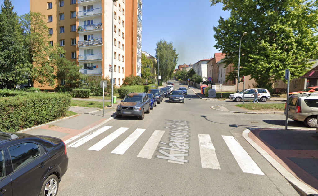 Dopravní omezení v ulici Klánovická: úprava přechodu pro chodce