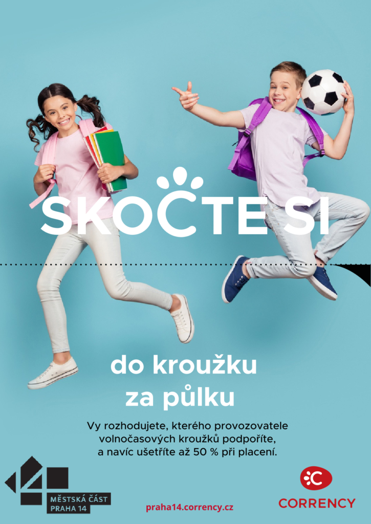 Praha 14 opět spouští projekt Corrency na podporu aktivit dětí