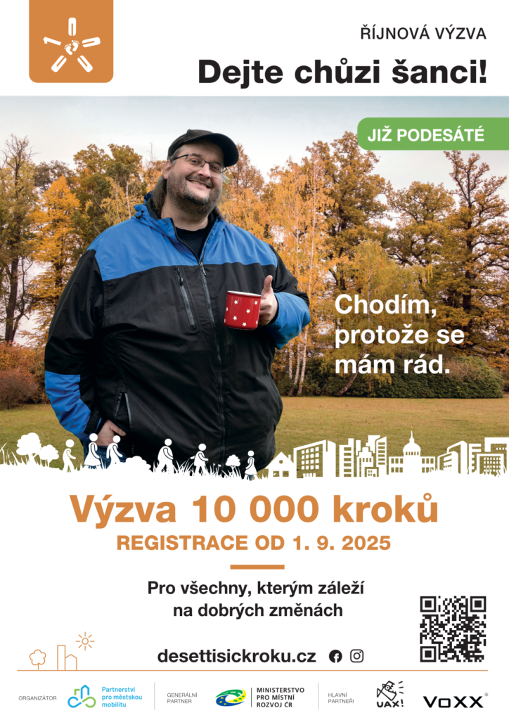 Dejte chůzi šanci. Praha 14 se připojuje k výzvě 10 000 kroků