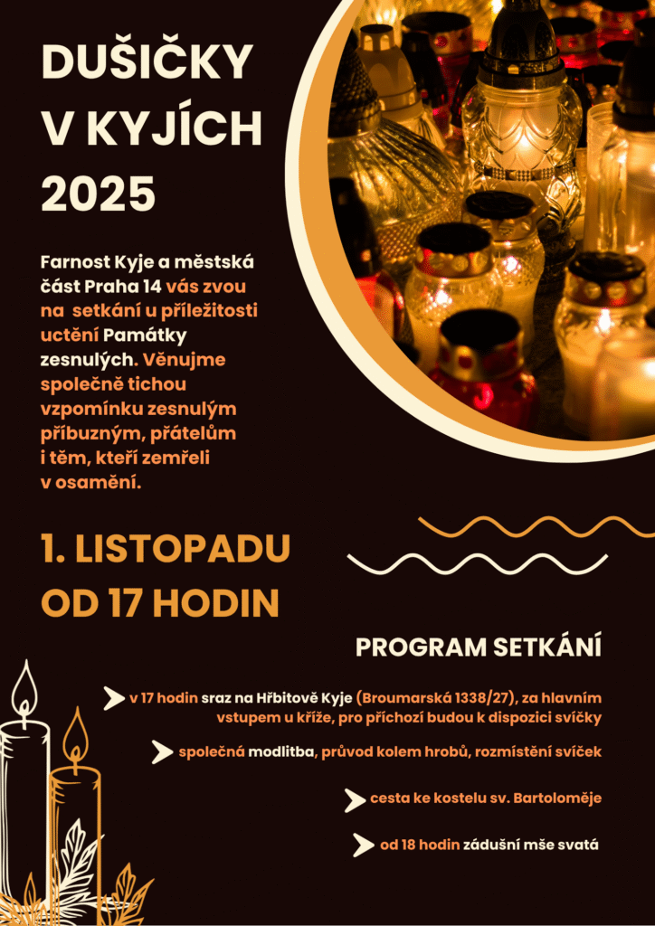 Dušičky v Kyjích 2025 – přijďte na společné setkání