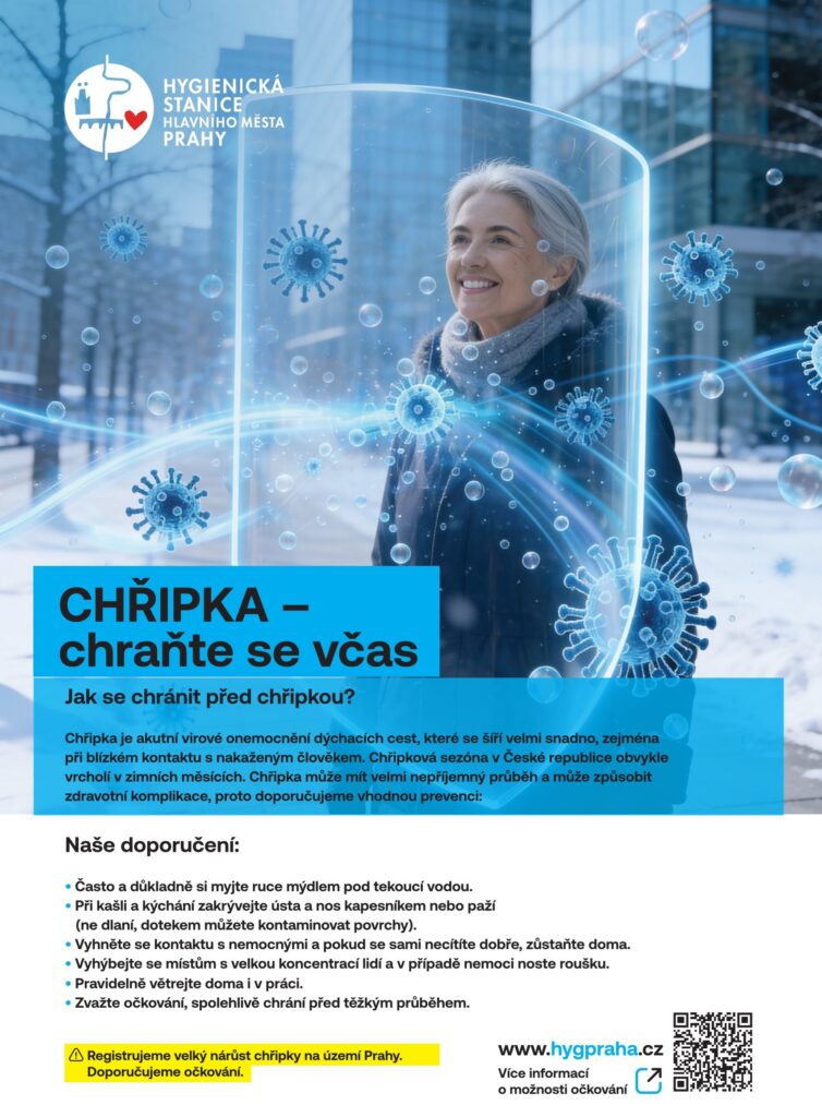 Hygienici upozorňují na nárůst chřipky v Praze. Chraňte se