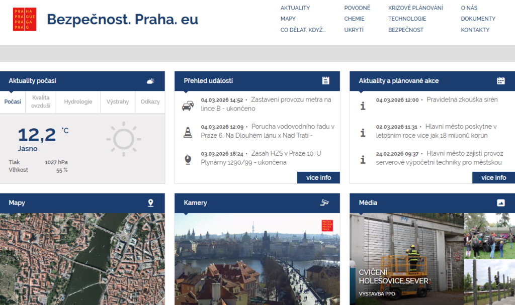 Občané se častěji ptají na kryty. Seznam je na bezpečnostním portálu