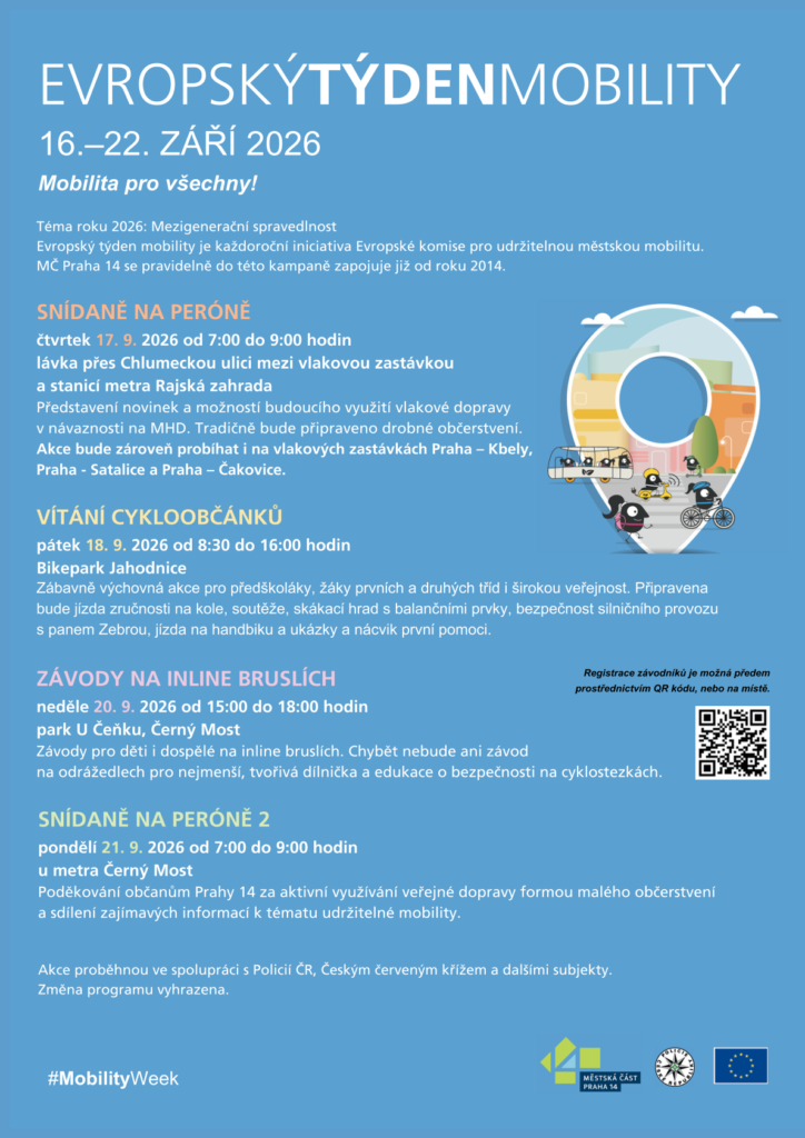 Evropský týden mobility 2026 – Mobilita pro všechny