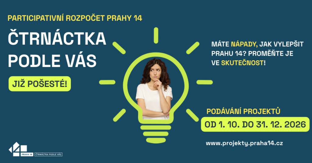 Čtrnáctka podle vás již pošesté. Zapojte se do participativního rozpočtu!